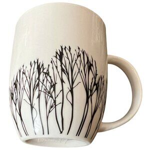 NWOT! Crofton Bare Trees Mug 16 oz Forest Silhouette Coffee Tea Mug Rustic Cabin